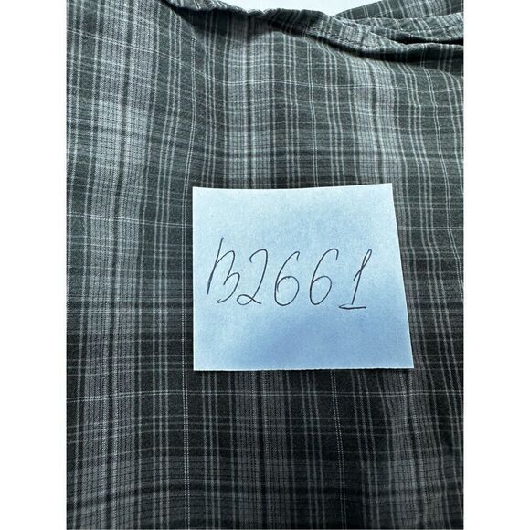 Eddie Bauer Men’s Plaid Cotton Solid Button Down Shirt Size XL Green See *Notes - Picture 15 of 15